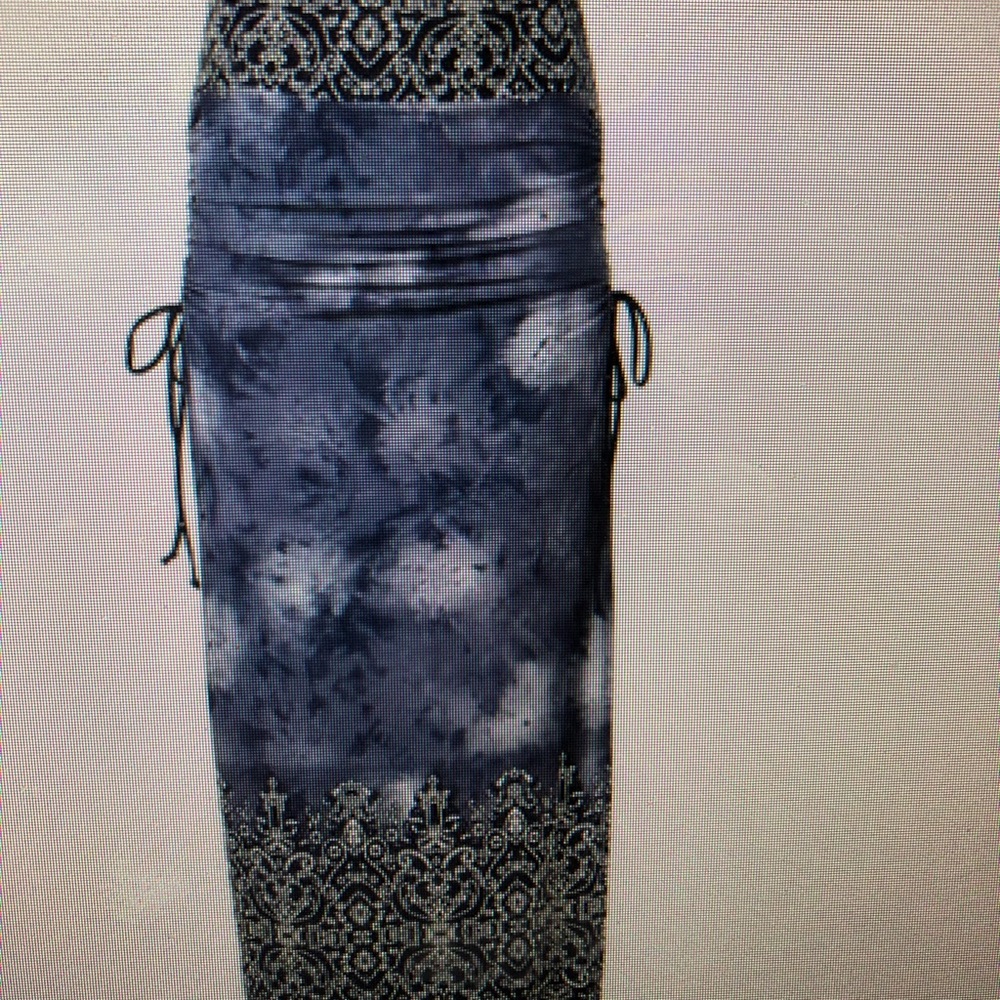 Venus Ruching Detail maxi Skirt